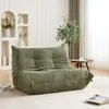 Chenille-Togo-Zweisitzer, Boden-Lounger, armloser Produktbild-Vorschau 5