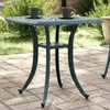 vidaXL Stół ogrodowy zielony 53x53x53 cm odlew aluminiowy Podgląd zdjęcia produktu 2