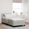 A bedroom scene featuring a single bed. Produktbild-Vorschau