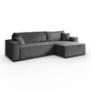 Gepolstertes Ecksofa CARLOS XL Cord Poso 60 Produktbild-Vorschau 3