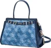 GUESS Handtasche DOVIE Satchel Denim Logo Produktbild-Vorschau 1