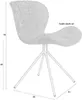 2er Set Zuiver OMG Esszimmerstuhl Stahl/Polyester weiß Produktbild-Vorschau 16