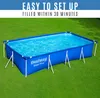 Bestway Frame Pool Steel Pro, odbélníkový, modrý, 400 x 211 Náhled obrázku produktu 37