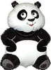 Teddybär Folienballon Pandabär Tiere 69cm Produktbild-Vorschau 2