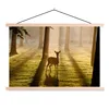 MuchoWow® Textilposter Hirsche - Sonne - Bäume 60x40 cm mit Produktbild-Vorschau 1