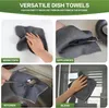Mikrofaser Spültücher Set Grau 20x20cm 6 Stück fusselfrei Produktbild-Vorschau 6