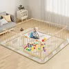 Laufgitter Baby faltbar aus Holz 172 x 86 cm – Baby Produktbild-Vorschau 9