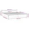 VidaXL 347514, Biały, 186 cm, 2,07 m, 50 cm, 1800 x 2000 Podgląd zdjęcia produktu 6