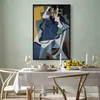 Italienischer Leinwand Leinwandbild - Figure of a Woman Produktbild-Vorschau 6