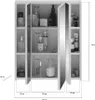 Spiegelschrank Linus BxHxT 60 x 70 cm x 18 cm weiß X18A9725 Produktbild-Vorschau 7