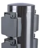 Steckdosensäule, Edelstahl, 4 Außensteckdosen, H 35 cm Produktbild-Vorschau 10
