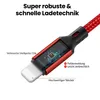 USB-A auf iPhone Nylon Kabel Typ A Ladekabel für iPhone - Produktbild-Vorschau 3