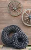 Corona di liane rustica nera 65 cm - Decorazione per Anteprima dell’immagine prodotto 8