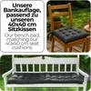Bank Sitzkissen Stuhlkissen Indoor & Outdoor 1er Set 120x40 Produktbild-Vorschau 5