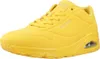 A single yellow Skechers sneaker is shown from the side against a white background. Podgląd zdjęcia produktu