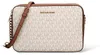 Michael Kors Umhängetasche aus PVC in Braun und Creme mit Produktbild-Vorschau 14
