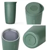 Thermobecher Edelstahl 350ml Deckel Kaffee Becher isoliert Produktbild-Vorschau 6