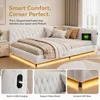 INONEFT  Polsterbett 140x200cm mit LED- und Produktbild-Vorschau 3