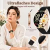 Damen Smartwatch 2026 mit Anrufen,Herzfrequenz,SpO₂ & Produktbild-Vorschau 3