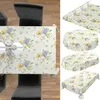 Tischdecke Wachstuch Blumen Grün Robust Wasserabweisend Produktbild-Vorschau 1