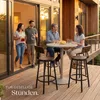tectake® Set Barhocker Poole Sitzhöhe 73 cm Produktbild-Vorschau 6