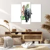 Bild auf Leinwand - Leinwandbild - 3 Teile - Schwarz Produktbild-Vorschau 7
