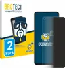 Product packaging and a representation of the screen protector on a phone. Produktbild-Vorschau