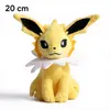 A yellow plush toy of a Pokemon character, likely Jolteon, is shown sitting against a white background. Produktbild-Vorschau