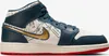 Nike Air Jordan 1 Mid SE für Kinder "Armory Navy Gold", Produktbild-Vorschau 3
