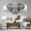 Bild auf Leinwand - Leinwandbild - 5 Teile - Elefant Afrika Produktbild-Vorschau 6