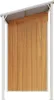 A product shot of a wooden garden shed with a sloped roof, set against a white background. Náhľad obrázku produktu