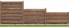 WOODTEX Braun 180x180 cm Sichtschutzzaun, Gartenzaun aus Produktbild-Vorschau 4