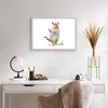 Gerahmtes Poster - Weißer Rahmen - Känguru Mama Kind - Produktbild-Vorschau 6