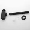 2er Set Siphon Schwarz Sifon Eckig Ablaufgarnitur mit Produktbild-Vorschau 4