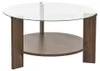 CALICOSY - Table basse 2 plateaux dont 1 en verre trempé Voir les images du produit 1