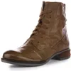 A single brown leather boot is shown against a white background. Produktbild-Vorschau
