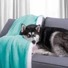 Kuscheldecke Tagesdecke 220 x 240 cm Türkis Wohndecke Produktbild-Vorschau 12