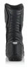 The back view of a black motorcycle boot. Podgląd zdjęcia produktu