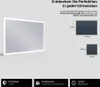 Badspiegel mit LED Beleuchtung 120x90 cm Aurora - Produktbild-Vorschau 7