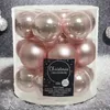 Weihnachtskugeln Glas 4cm 18 Stück - Puderrosa Produktbild-Vorschau 3