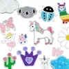 Kinder Ohrstecker 925 Silber Ohrringe für Mädchen Produktbild-Vorschau 2