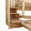 Close-up view of the wooden stairs and shelves of a bunk bed. Náhled obrázku produktu
