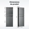 Wiltec Boîte aux lettres et colis avec porte journaux Voir les images du produit 3