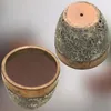 Two ceramic pots are shown, one from the side and one from the top. Náhled obrázku produktu