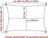 WOLTU Sonnensegel Rechteck 2x4m Grau wasserabweisend Produktbild-Vorschau 3