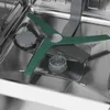 Close-up view of the interior of a dishwasher, showing the spray arm and filter. Produktbild-Vorschau