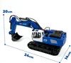 Zdalnie Sterowana Koparka RC Kaliwoer 1:18 [niebieska Podgląd zdjęcia produktu 8