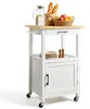 VEVOR Carrello da Cucina con Anta Singola, Carrello Mobile Anteprima dell’immagine prodotto 2