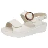 Komfort Sandalen für Damen in unifarben Produktbild-Vorschau 1
