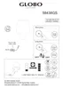 Instructional diagram for a GLOBO lighting product, showing its features and operation. Produktbild-Vorschau